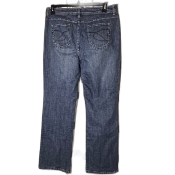 Chico’s Platinum straight leg denim jeans 5 pkt size 2 / 12 - Picture 5 of 7